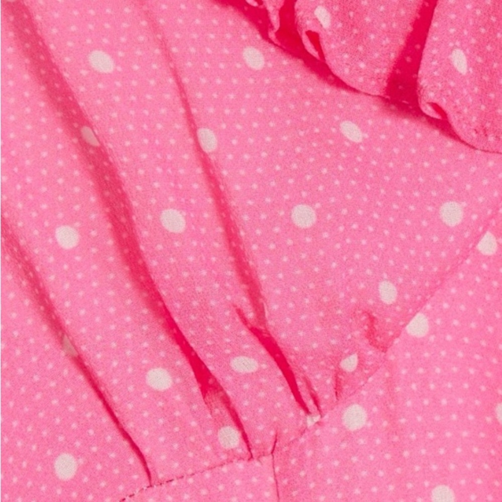 LoveShackFancy Junia Ruffled Polka Dot Chiffon Ma… - image 4